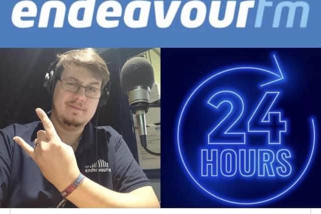 Radio presenter 'Nobbsie' will be taking on a challenge for two charities.