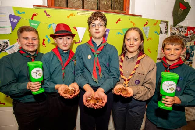 1st Horncastle Marwood Scout Troop fundraising with a virtual copper mile. EMN-210710-103306001