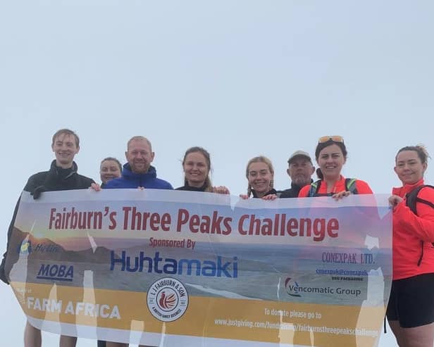 The Fairburns Team left to right: Peter Price, Aiste Baltrukaite, Dan Fairburn, Egle Samulione, Tabby Ward, Bryan Parker, Alice Turner, Lynette Ashmore