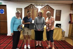 Sus Taylor, Leven Li, lady Captain Mag’s McArthur and Lynn Ewart.