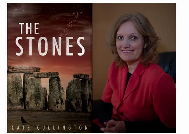 The Stones and its author, Cate Cullington, of Ancaster.