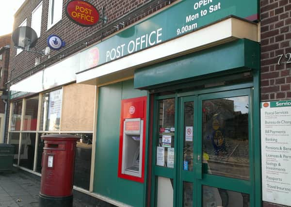 Sleaford main Post Office closed on Southgate in February when the lease expired.