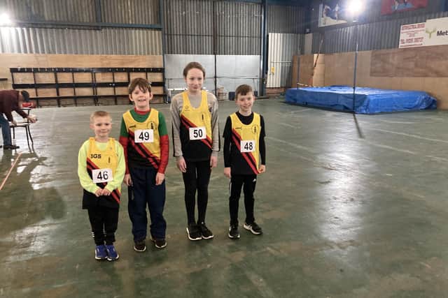 Boston AC members impressed in the sportshall.