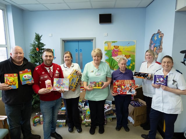 Volunteers and NHS team at Pilgrim Hospital | Credit: Ollie Short Photography