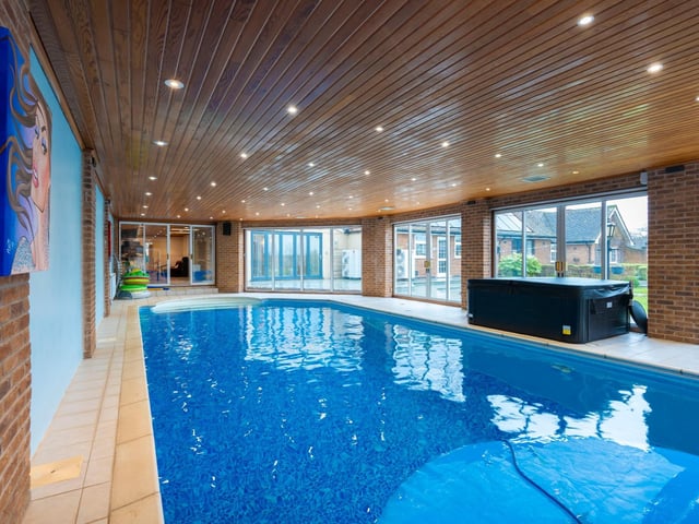 Another angle on the swimming pool.