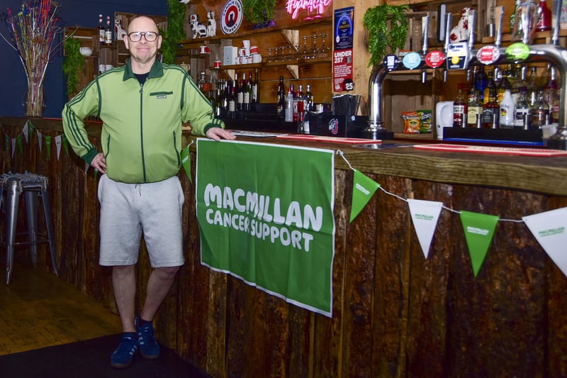 Dean Barnshaw event organiser in support of Macmillan Cancer Support, for his brother. Photo: Holly Parkinson