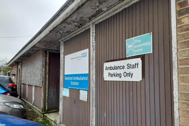 The former Sleaford Ambulance Station, Kesteven Road, which is likely to be redeveloped. Credit: LDRS