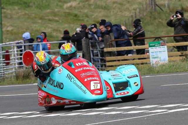 Ellis and Clement at the TT.