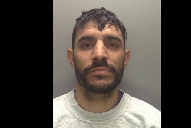 Jailed man ... Georgi Tsvetanov, 37, of no fixed abode. Picture: Lincolnshire Police