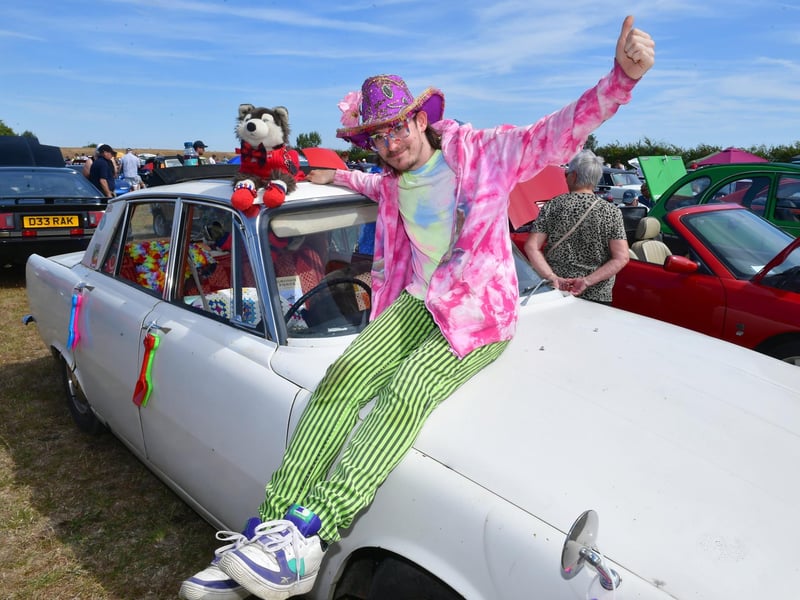 Albert York, with his 1966 Rover P6.