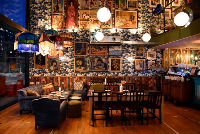 The interior of Loungers restaurants.