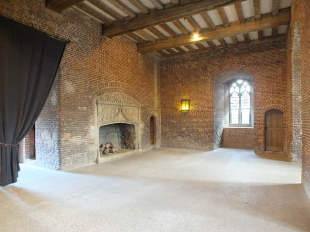 Tower chamber, formerly known as the parlour on the ground floor of the great tower, now discovered to be a servants' hall
Credit, National Trust