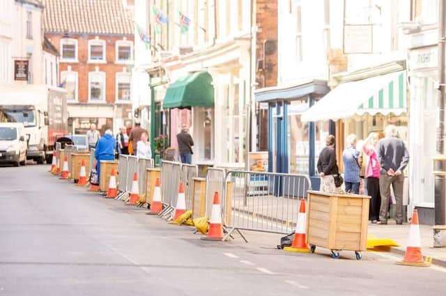 The active travel scheme at Mercer Row.