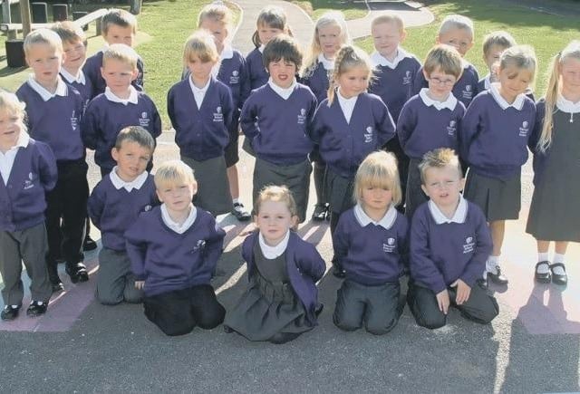 New starters in Skegness Infants Academy in 2013.