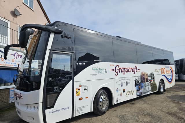 Grayscroft coaches have received a centenary makeover
