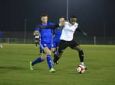 Grantham Town v Boston United. Photo: Oliver Atkin