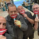 The team at Christian Dales Furniture for National Smile Month