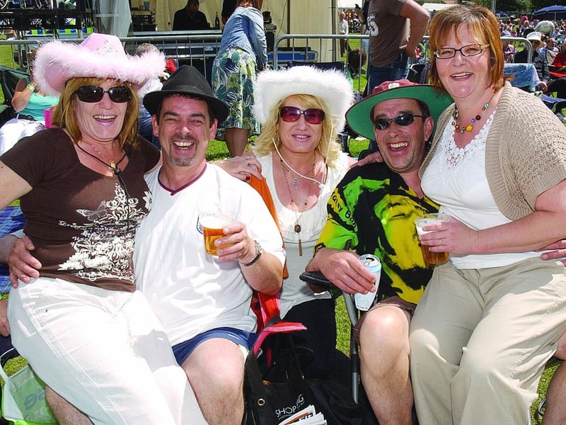 Pictured (from left) Angie Thorn, Carl Thorn, Debbie Ball, Bernie Barty, and Vicky Barty.