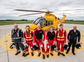 The crew of the Lincs and Notts Air Ambulance.