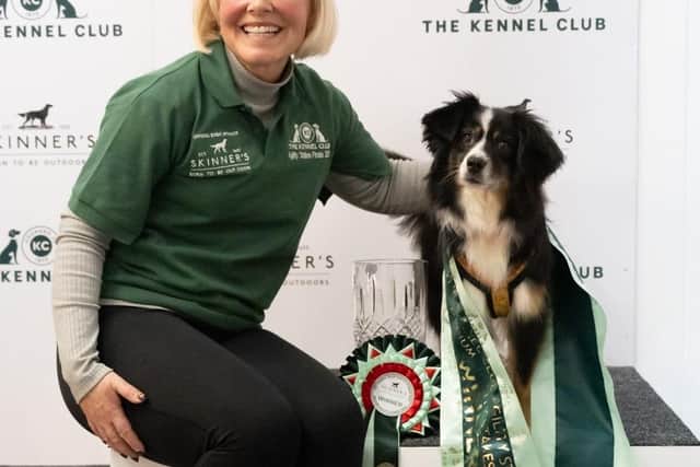 Toni Dawkins and Tiger. Photo: Yulia Titovets - The Kennel Club