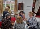 Victoria Atkins MP chats with members of Binbrook & District WI, who are an integral part of the volunteers in big-hearted Binbrook