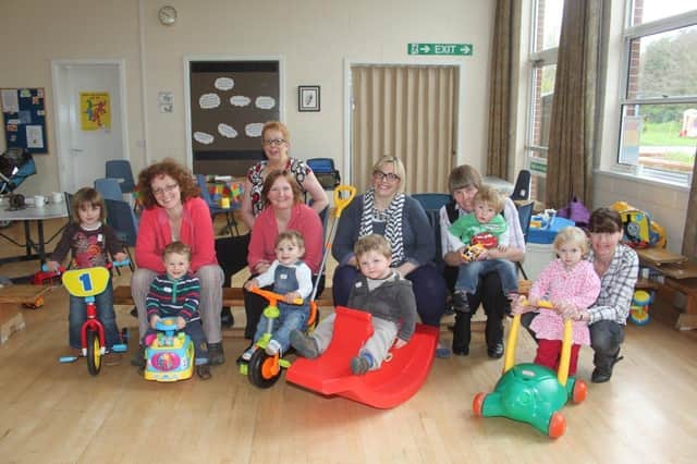 Members of the newly launched parents and toddler group at St Helena's Primary School in Willoughby 10 years ago.