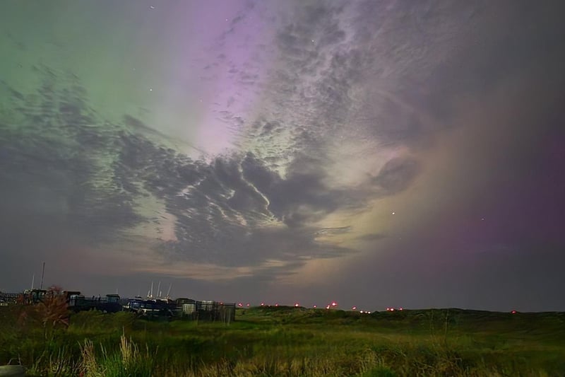 Northern lights - Skegness.