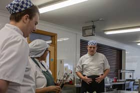 Catering students of Linkage College.