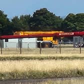 Portable buildings are being installed at RAF Scampton. (Photo by: Local Democracy Reporting Service)