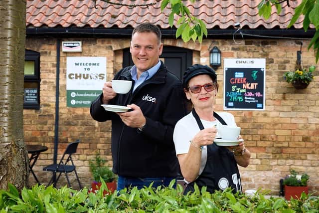(L-R) Steve Lyon & Sophia Walsh