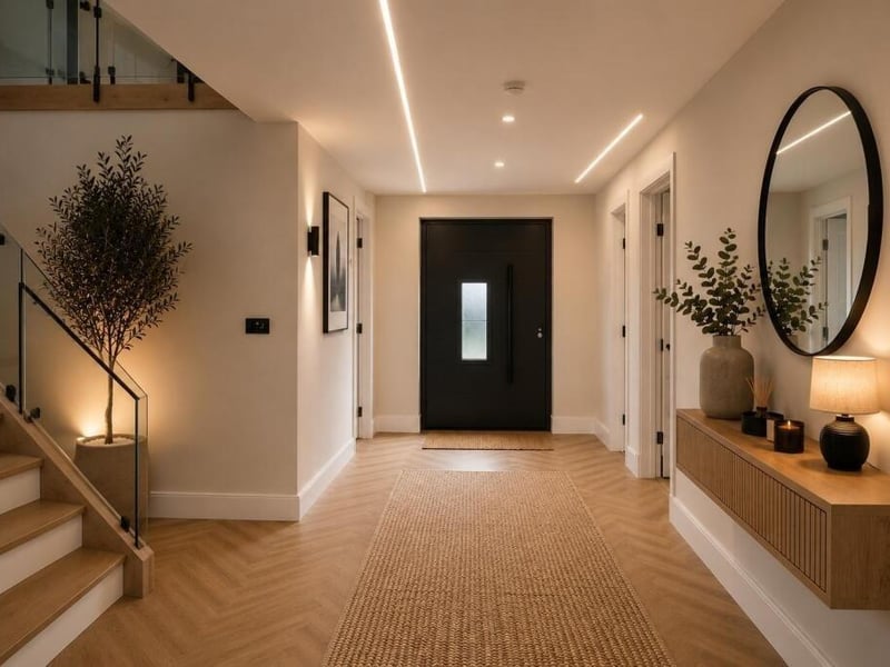 The entrance hall.