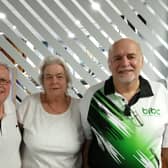 Triumphant Parthians rink, with Steve Wilkinson, Margaret Wilkinson and skip Richard Keeling