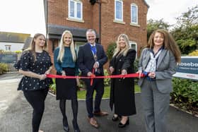 Deputy Mayor, Darren Hobson, officially opens Louth show home