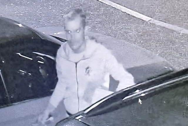 Do you know this man? Police would like to speak to him following the theft of items from a van in Winthorpe.