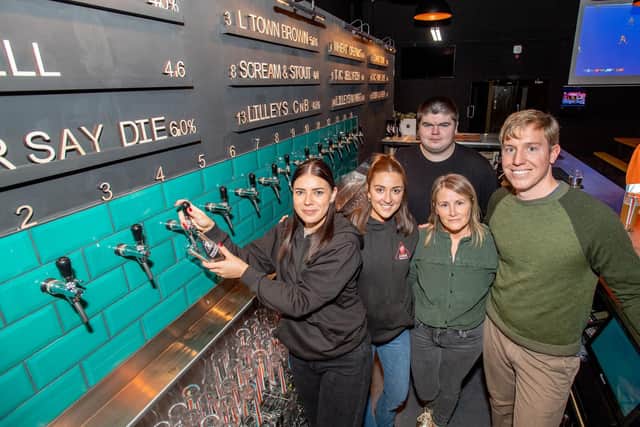The team at Luda Brewery in Louth. Photo: John Aron Photography