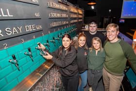 The team at Luda Brewery in Louth. Photo: John Aron Photography