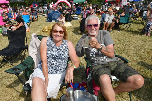 John and Celia Martin enjoying the festival.