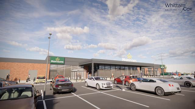 A visual of the potential new Morrisons in Louth.