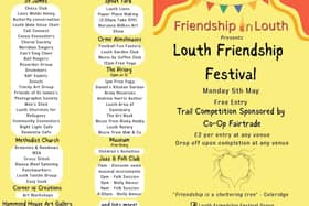 Louth Friendship Festival takes place on May 5.