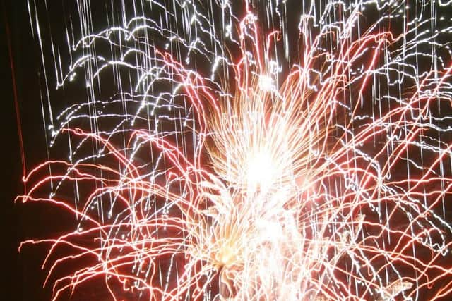 There are several firework displays around the area over the next few days.