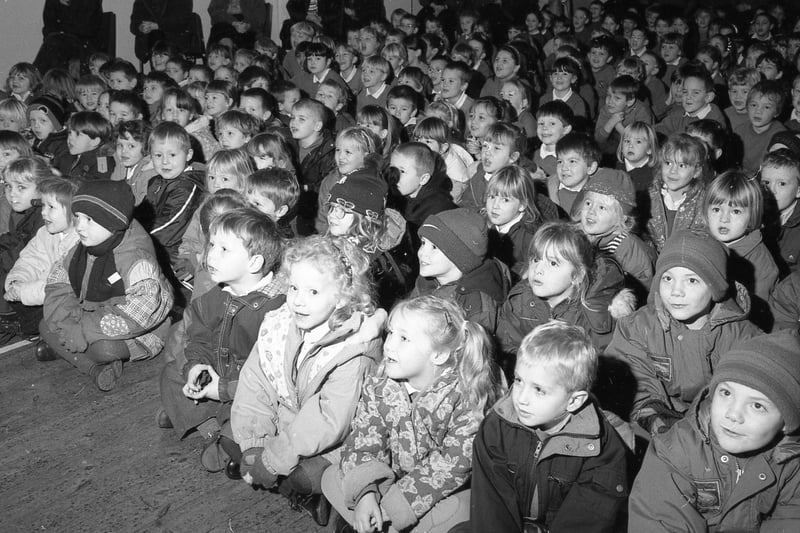 Youngsters at the Butterwick Primary School annual Christmas production in 1997.