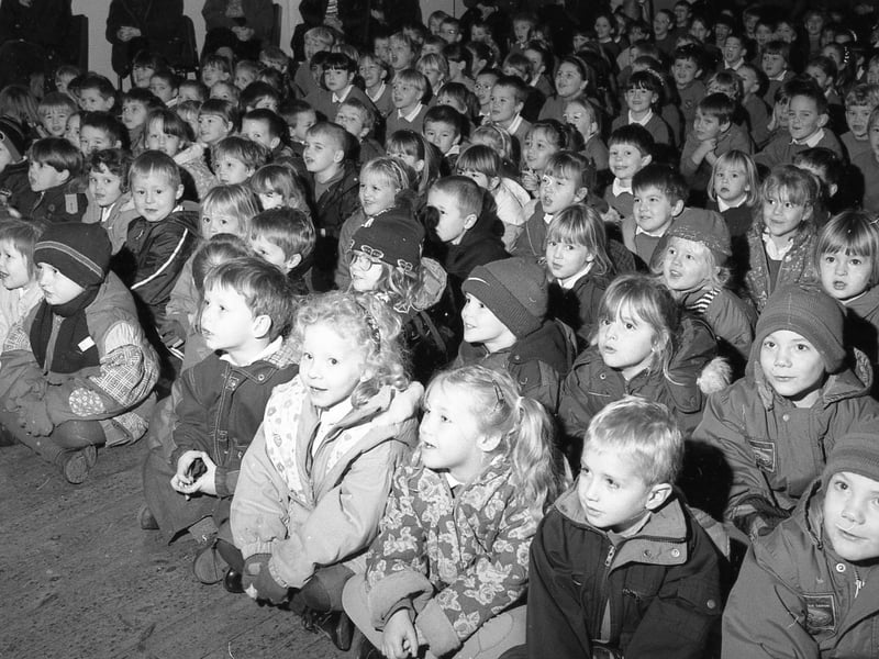 Youngsters at the Butterwick Primary School annual Christmas production in 1997.