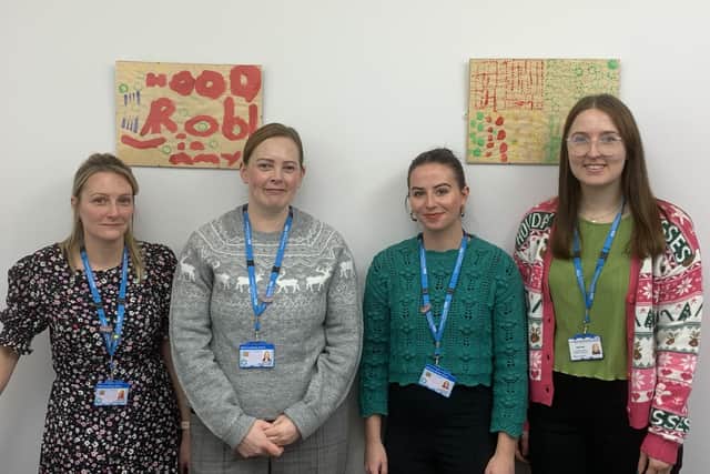 The new Mental Health Support Team for Spalding. Sleaford will get one next year.
