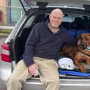 Kobe with owner Guy Cooper