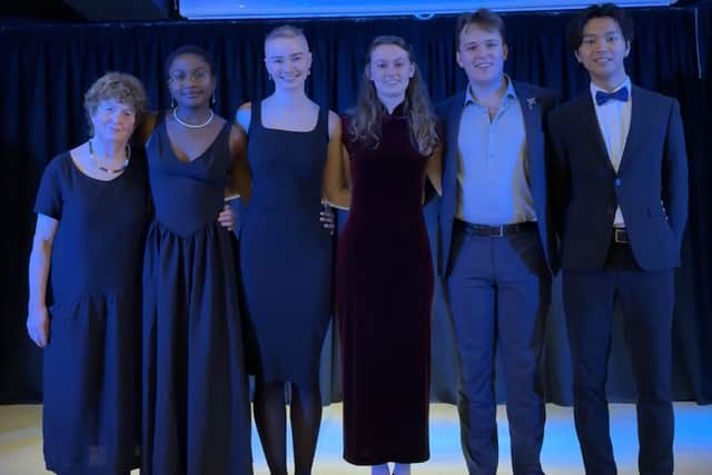 Members of the Fenwold Opera group at a recent opera gala at Alford Corn Exchange.