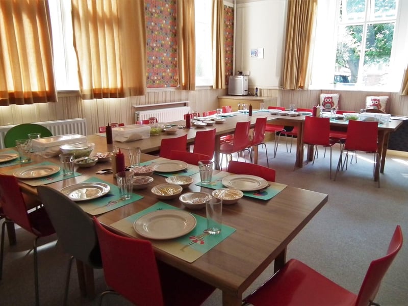 The dining room has hosted many celebrations over the years.