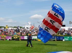 The RAF Falcons will be dropping into the main ring both days.