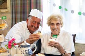 Aspen Lodge Care Home chef Wayne Woolman has been helping residents practice and perfect their bakes