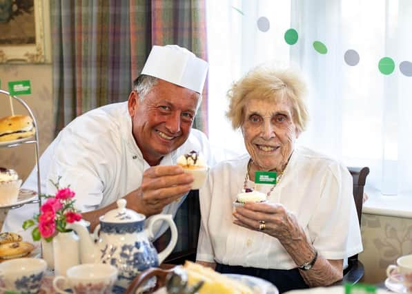 Aspen Lodge Care Home chef Wayne Woolman has been helping residents practice and perfect their bakes