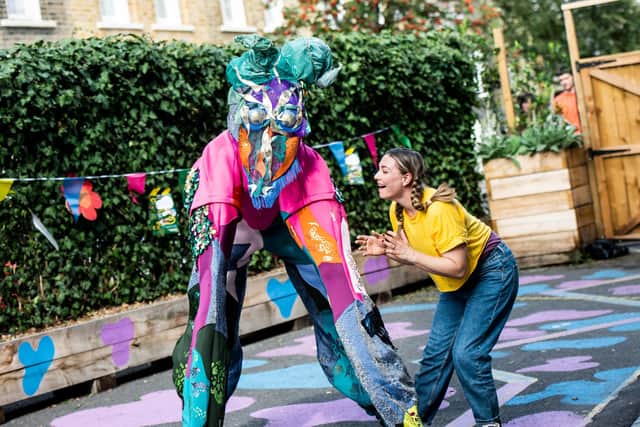 Street performers will be all around Sleaford for RiverLight 2023. Photo: Lidia Crisafulli